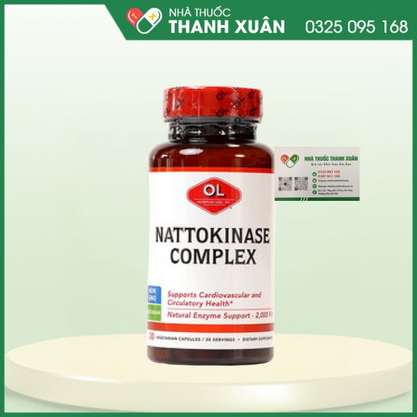 Nattokinase Complex - Hỗ trợ điều trị và phòng ngừa đột quỵ, tai biến mạch máu não